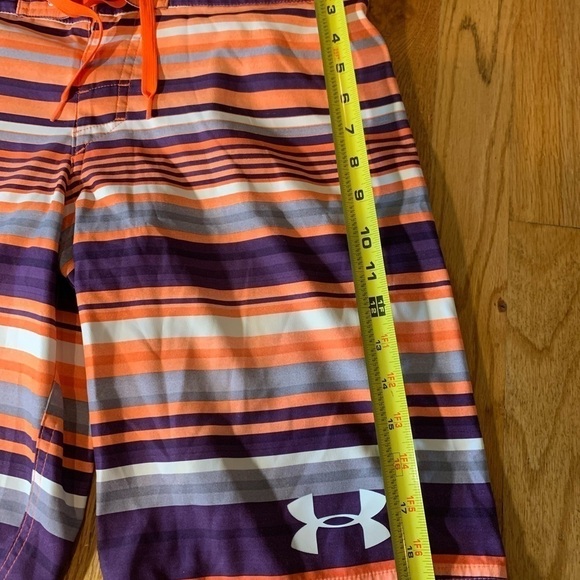 Under Armour Board/Swim Shorts Size 28 Purple/orange/white - Picture 10 of 14